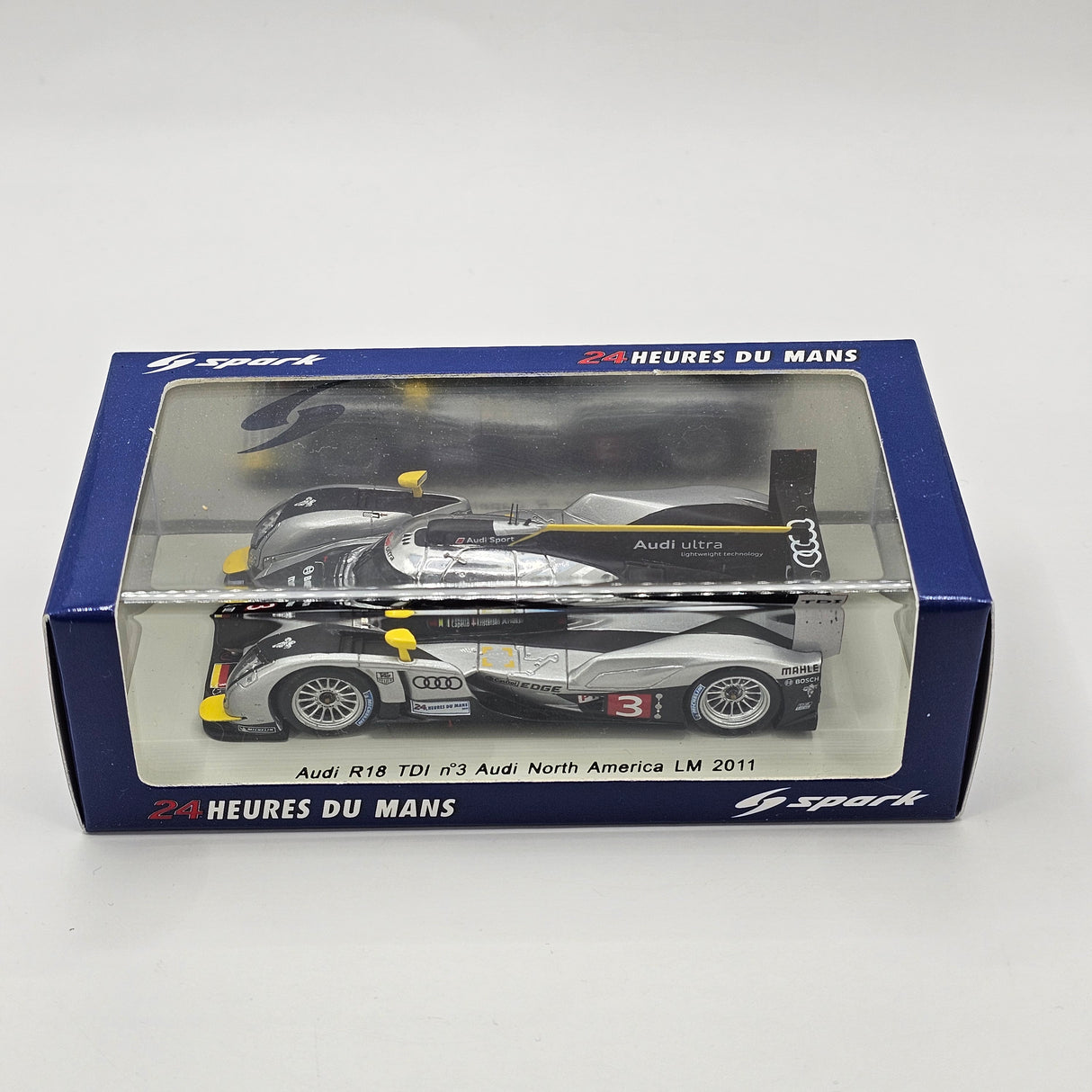 Spark Audi R18 TDI #3 Audi North America Le Mans 2011 1/43 Scale S2517
