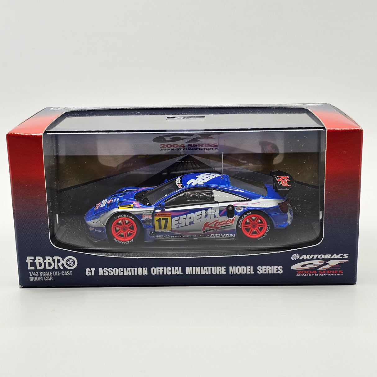 EBBRO Toyota Celica #17 Spirit Motorsport JGTC 2004 GT300 1/43 Scale