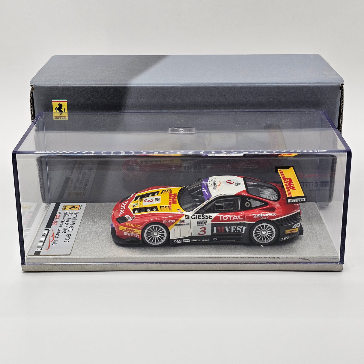 Tecnomodel Ferrari 575-GTC Maranello #3 GPC Sport 24Hrs Spa 2005 1/43 Scale