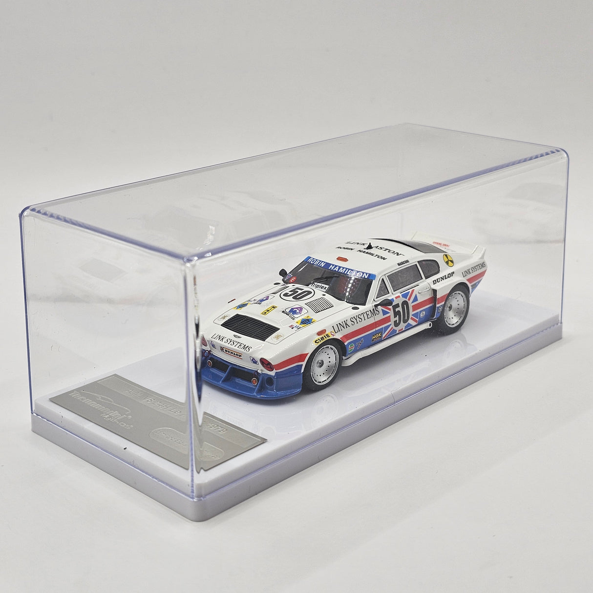 Tecnomodel Aston Martin V8 RHAM/1 #50 R. Hamilton 24Hrs Le Mans 1979 1/43 Scale