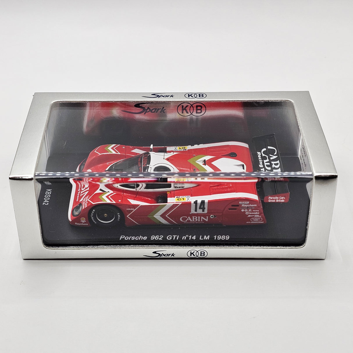 Spark Porsche 962C GTi #14 Richard Lloyd Racing 24Hrs Le Mans 1989 1/43 Scale