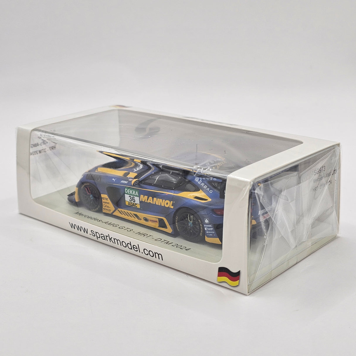 Spark Mercedes-AMG GT3 Evo #36 Team HRT Arjun Maini DTM 2024 1/43 Scale SG973