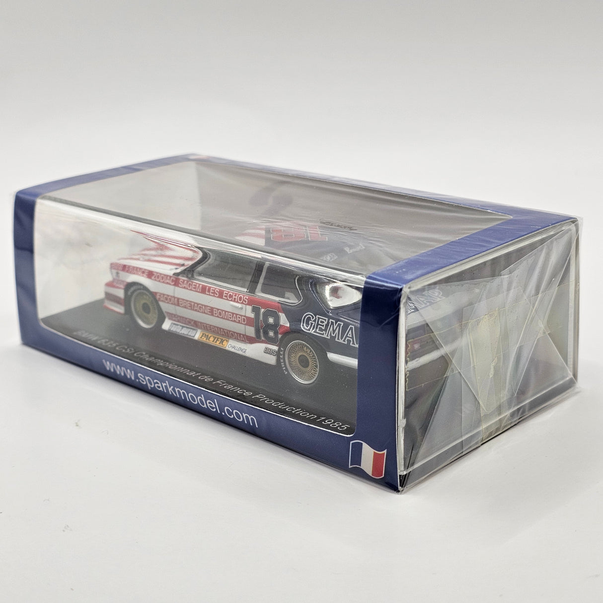 Spark BMW 635 CSi #18 Gurdjian French Championship 1985 1/43 Scale SF257