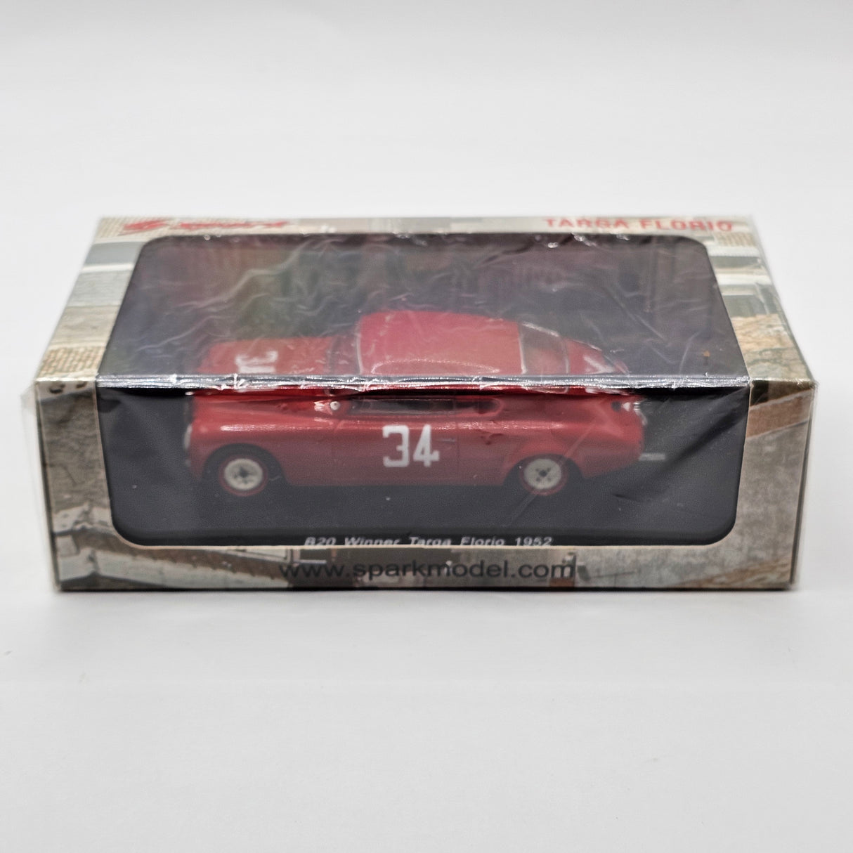 Spark Lancia B20 #34 Felice Bonetto Winner Targa Florio 1952 1/43 Scale 43TF52
