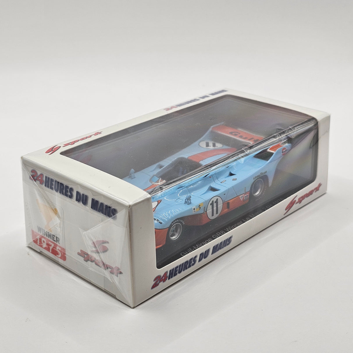 Spark Mirage GR8 #11 Gulf Research Racing 24Hrs Le Mans 1975 Winner 1/43 Scale 43LM75