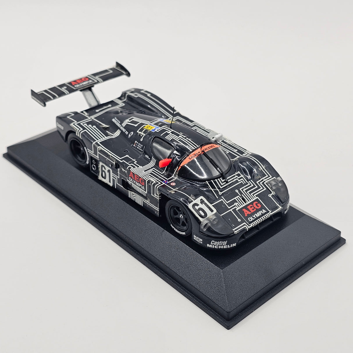 Max Models Mercedes Sauber C9 #61 AEG Le Mans 24Hrs 1988 1/43 Scale