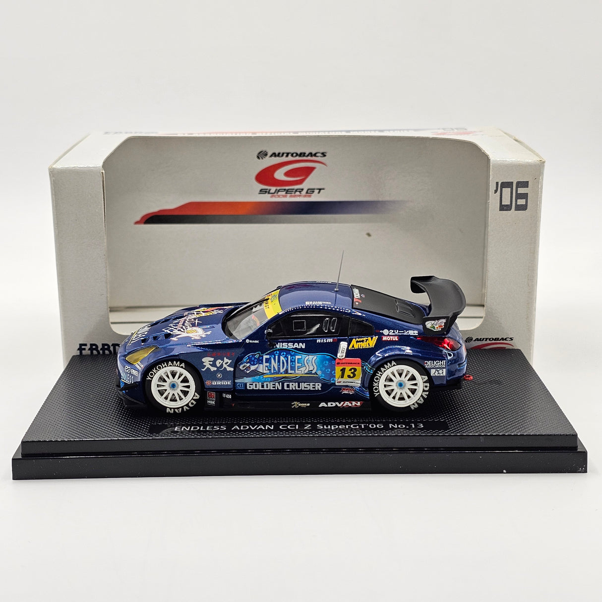EBBRO Nissan Fairlady Z #13 Endless Sports Super GT GT300 2006 1/43 Scale