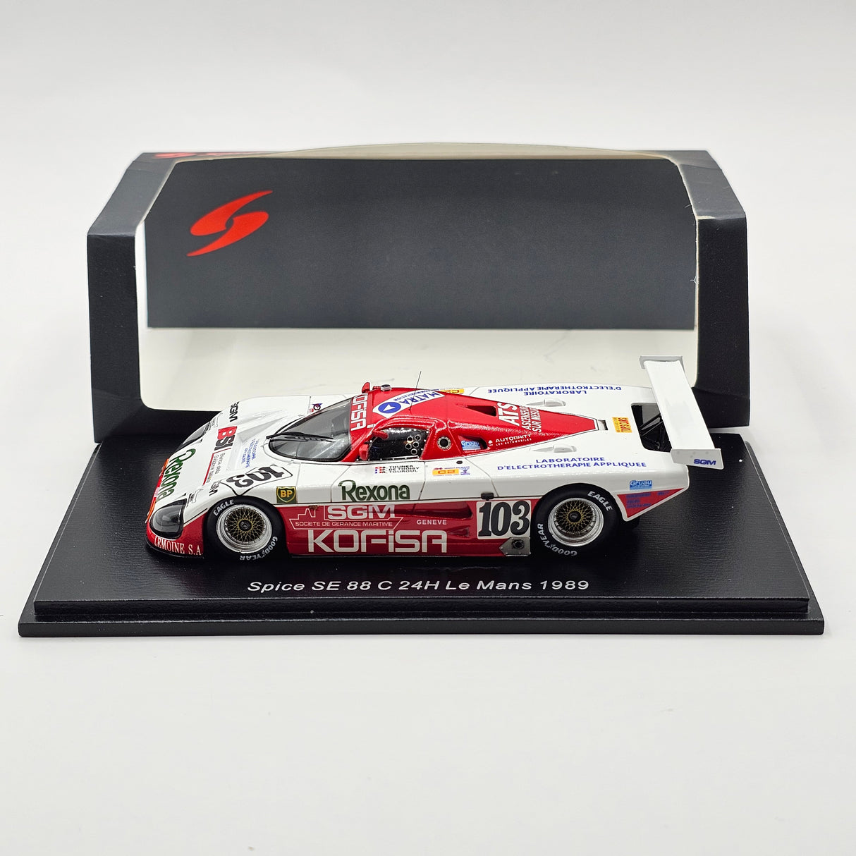 Spark Spice SE88C #103 France Prototeam 24Hrs Le Mans 1989 1/43 Scale S6807