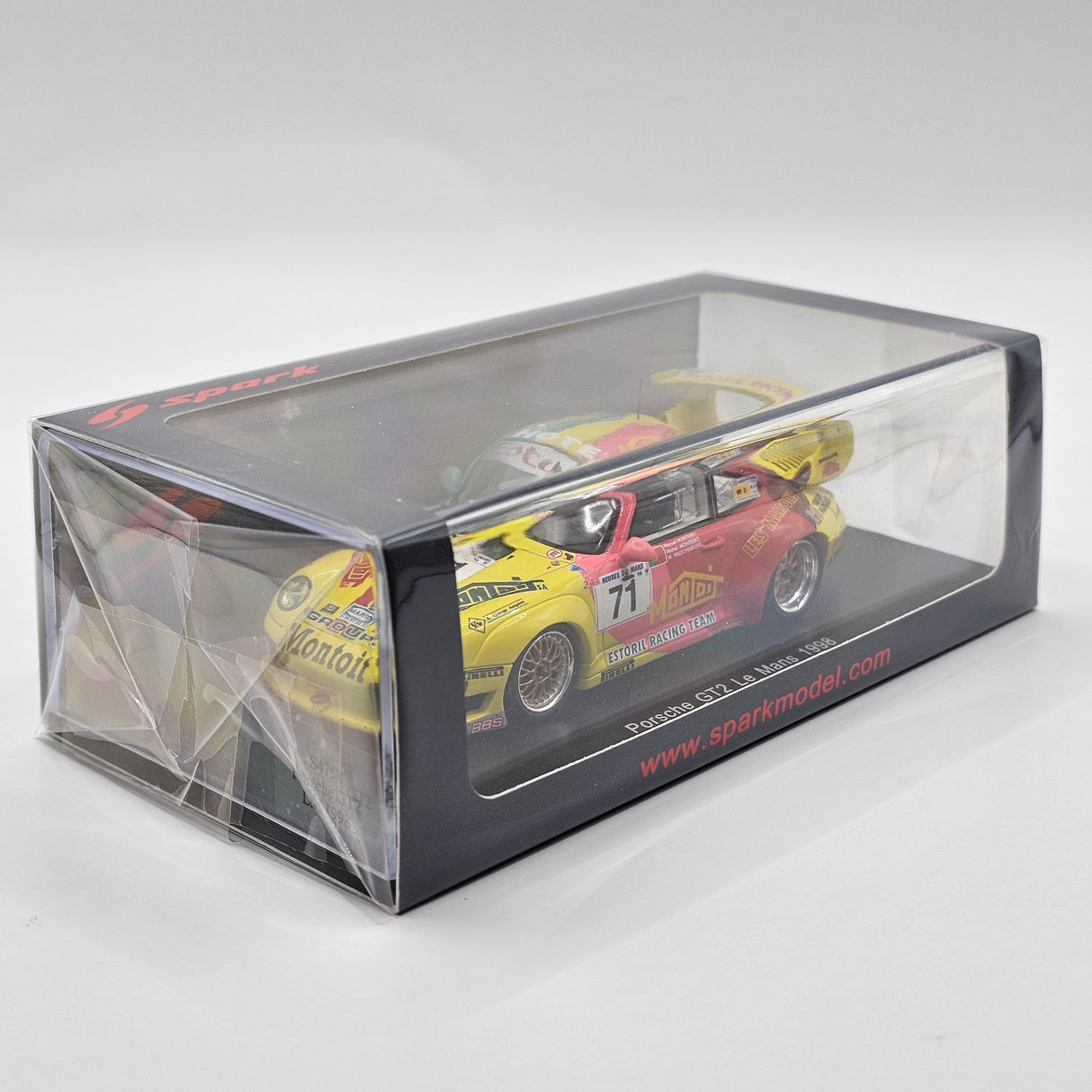 Spark Porsche 911 GT2 #71 Estoril Racing 24Hrs Le Mans 1998 1/43 Scale S4758