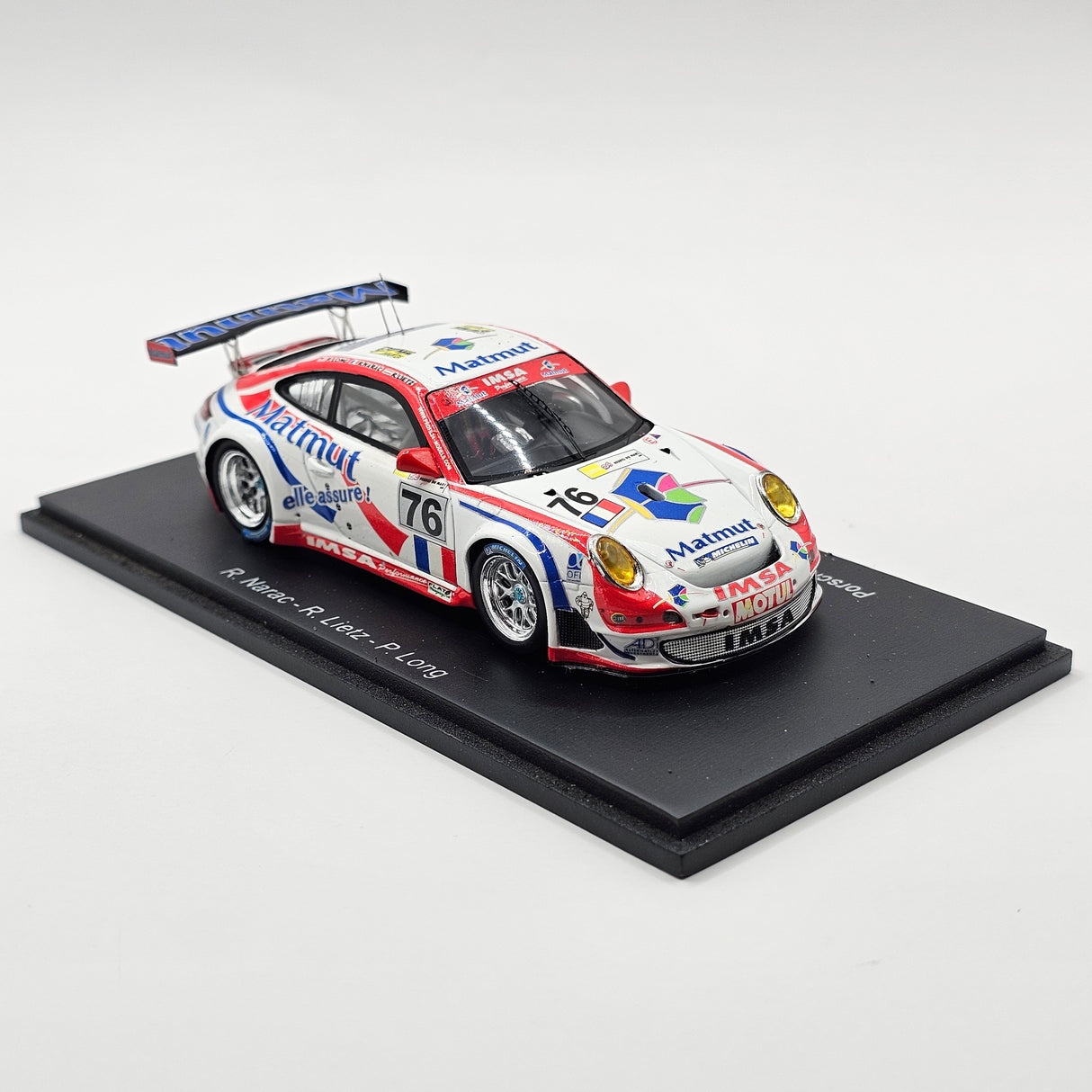 Spark Porsche 997 GT3-RSR #76 IMSA Performance Matmut 24Hrs Le Mans 2007 1/43 Scale