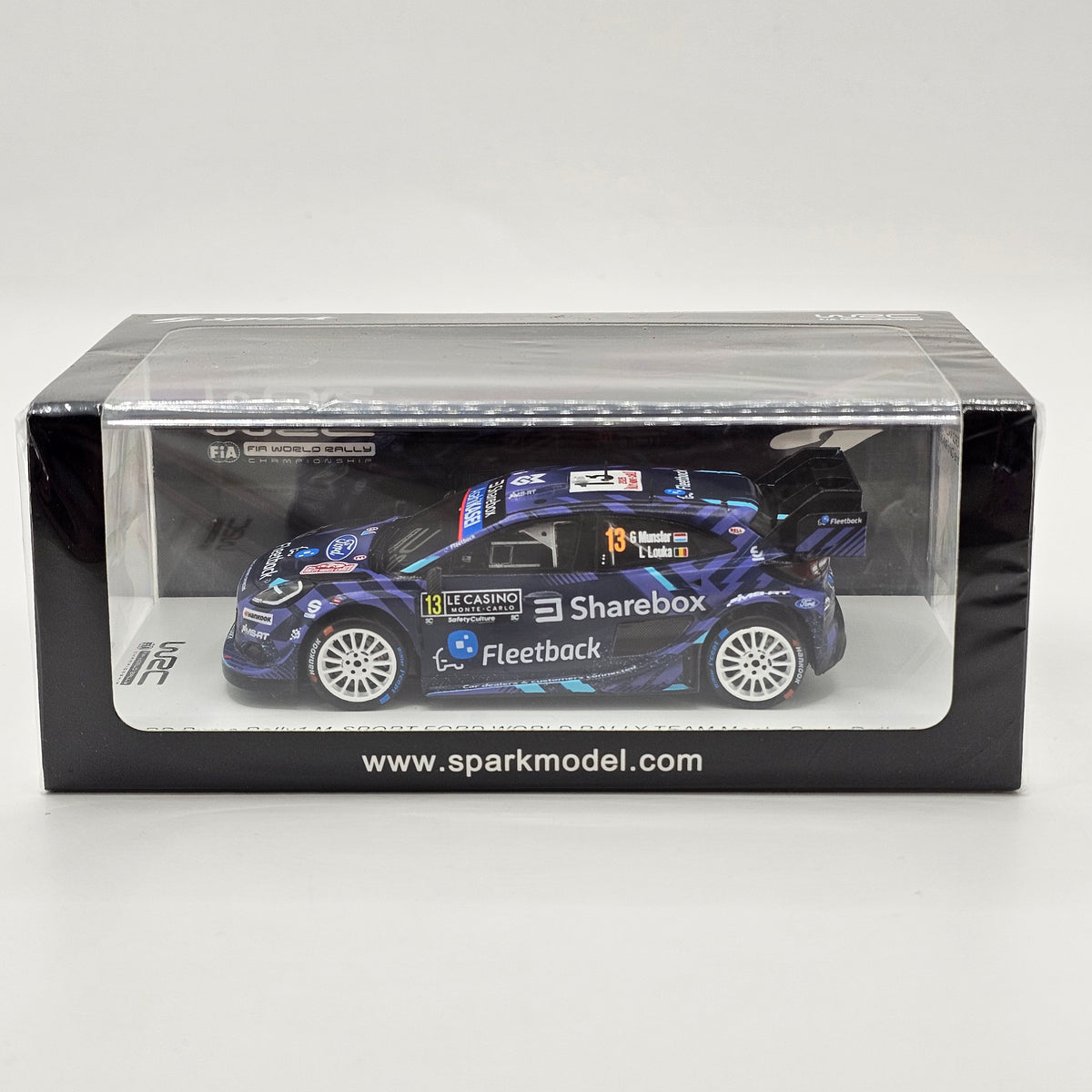 Spark Ford Puma Rally1 #13 M-Sport Ford WRT Monte Carlo Rally 2026 1/43 Scale