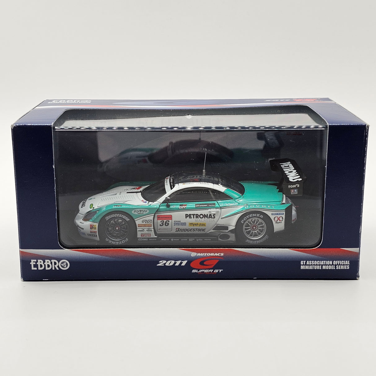 EBBRO Lexus SC430 #36 Petronas TOM'S Super GT 2011 GT500 1/43 Scale