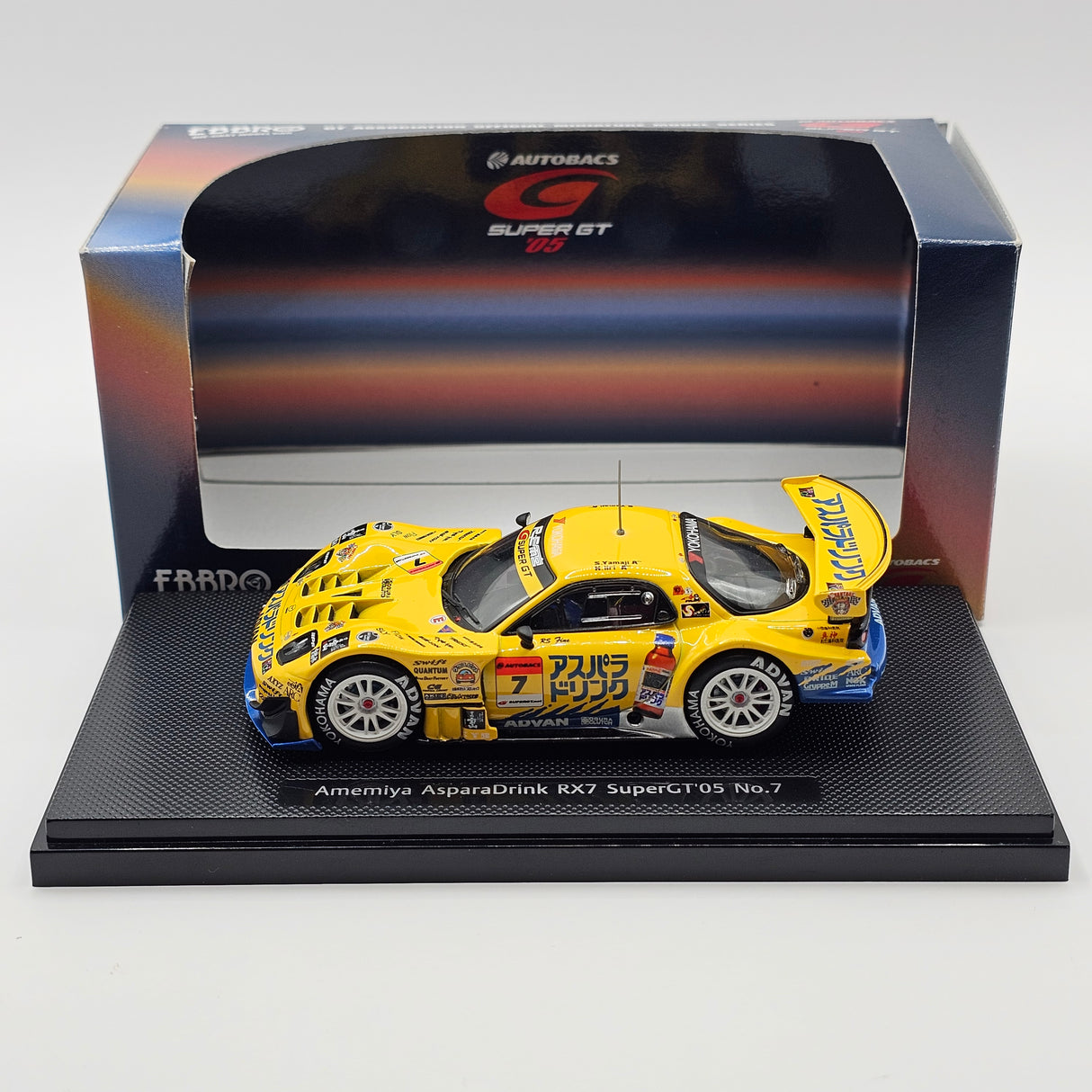 EBBRO Mazda RX7 #7 RE Amemiya Racing Super GT GT300 2005 1/43 Scale