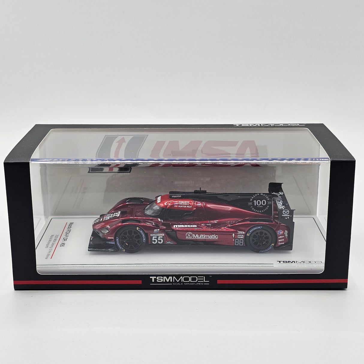 Truescale TSM Mazda RT24-P DPI #55 2020 IMSA Sebring 12 Hours Winner 1/43 Scale