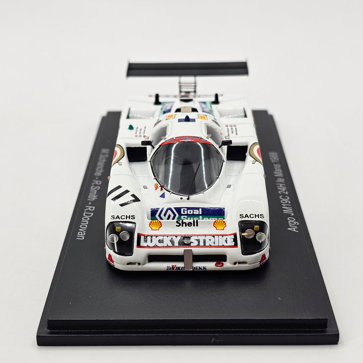 Spark Argo JM19C #117 Lucky Strike 24Hrs Le Mans 1988 1/43 Scale S7316