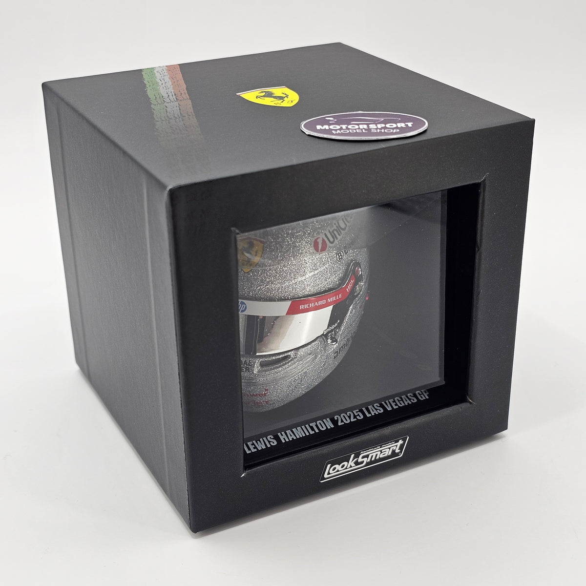 Looksmart Lewis Hamilton Las Vegas GP 2025 Scuderia Ferrari HP 1/5 Scale Helmet LSHEL027