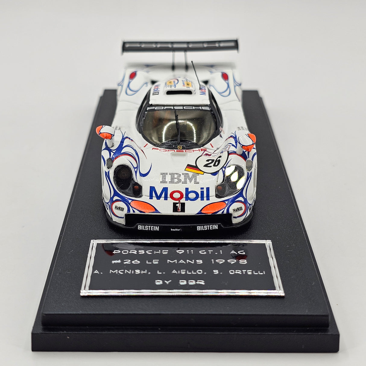 BBR Porsche 911 GT1-98 #26 Porsche AG Winner 24Hrs Le Mans 1998 1/43 Scale