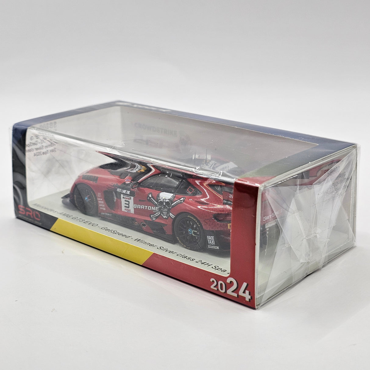 Spark Mercedes-AMG GT3 Evo #3 GetSpeed 24Hrs Spa 2024 Silver Winner 1/43 Scale