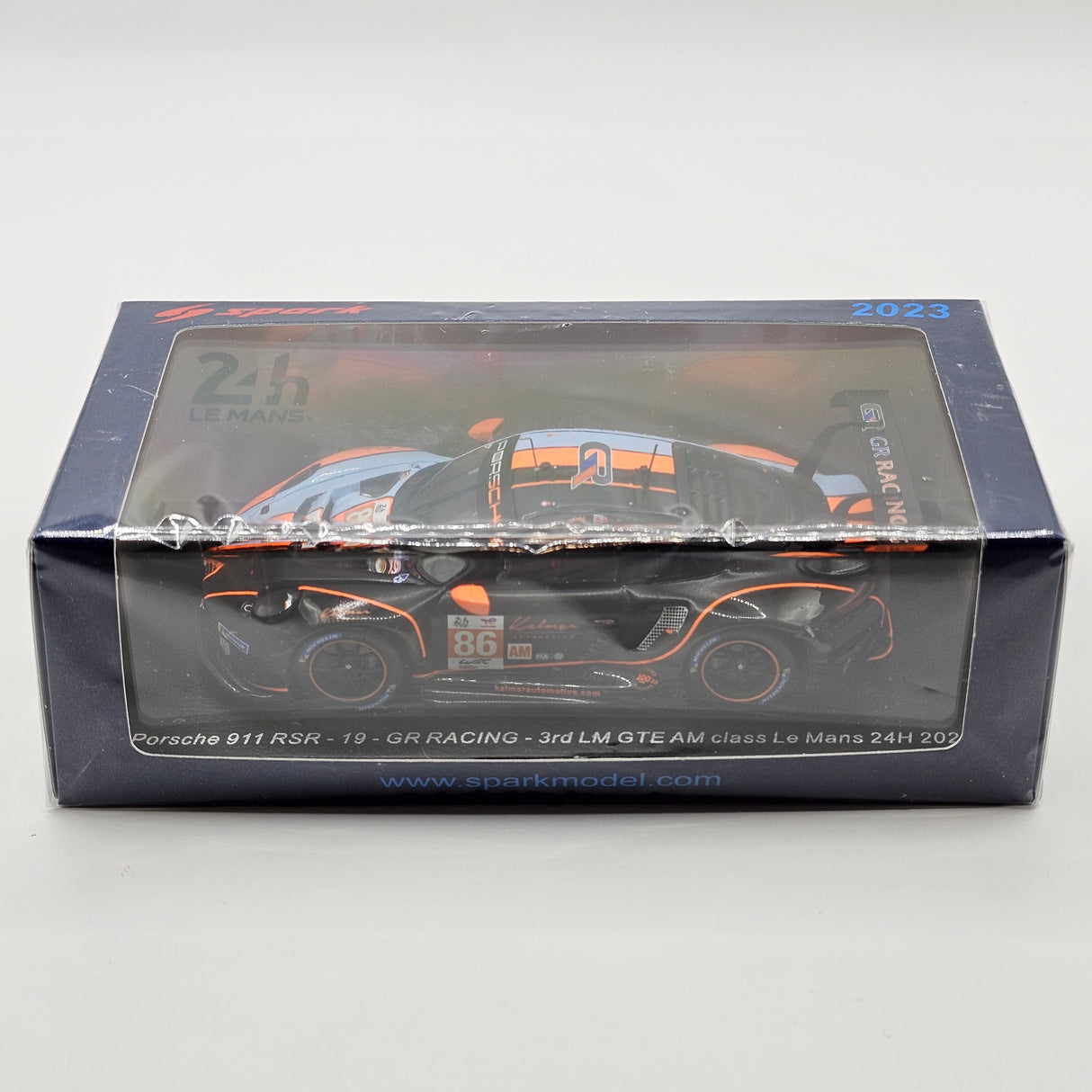 Spark Porsche 911 RSR-19 #86 GR Racing 24Hrs Le Mans 2023 1/43 Scale