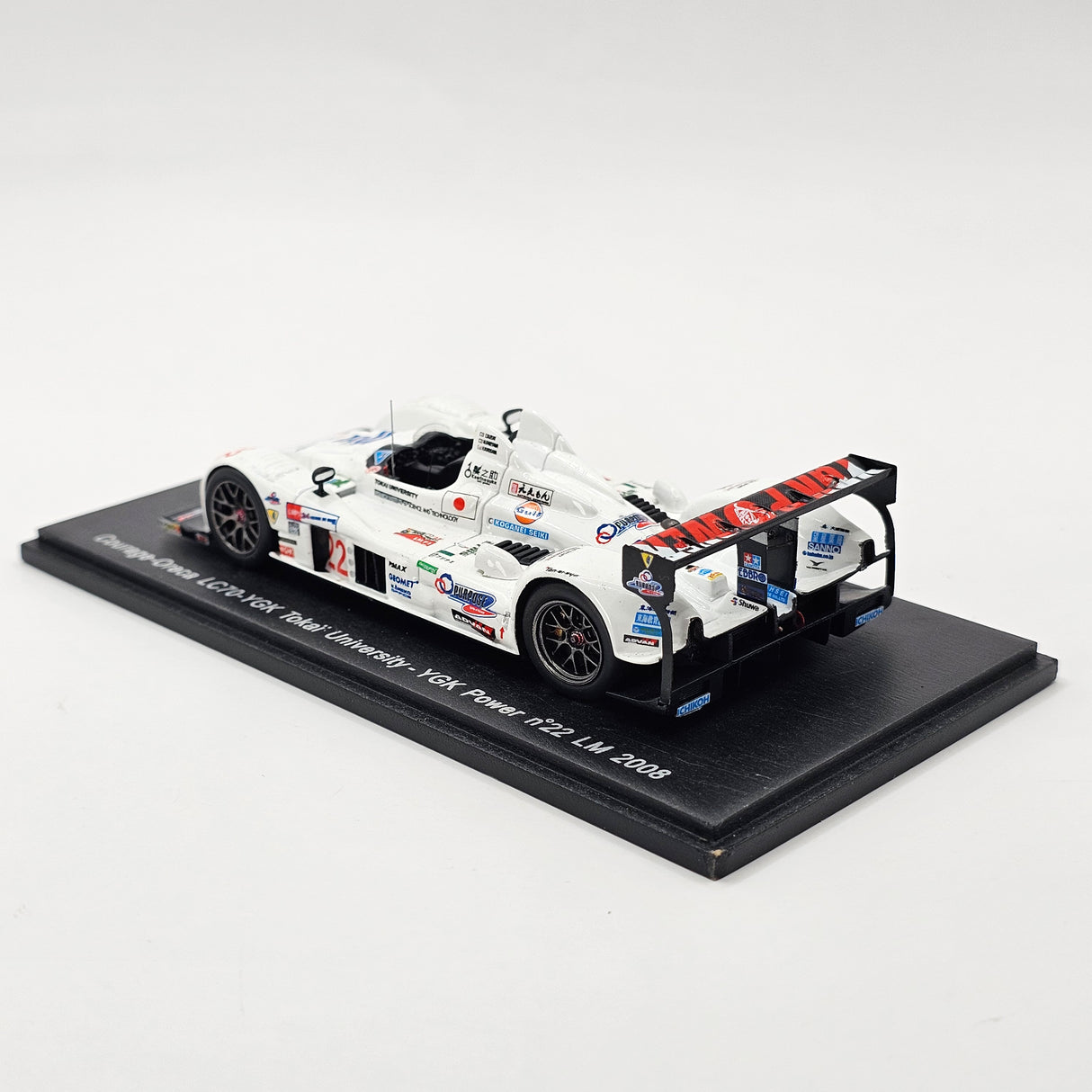 Spark Courage-Oreca LC70 #22 Tōkai University 24Hrs Le Mans 2008 1/43 Scale S1478