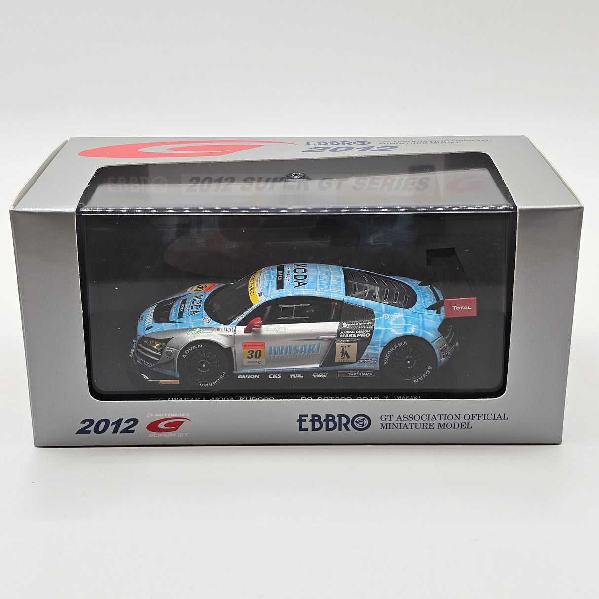 EBBRO Audi R8 #30 Team apr Super GT GT300 2012 1/43 Scale