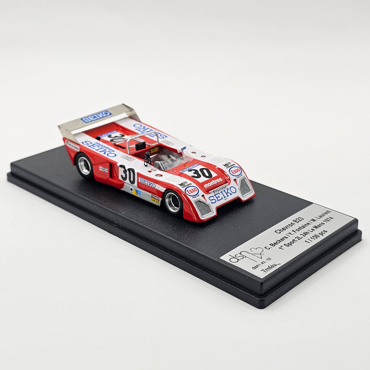 Trofeu DSN Chevron B23 #30 Michel Dupont Scato 24Hrs Le Mans 1974 1/43 Scale