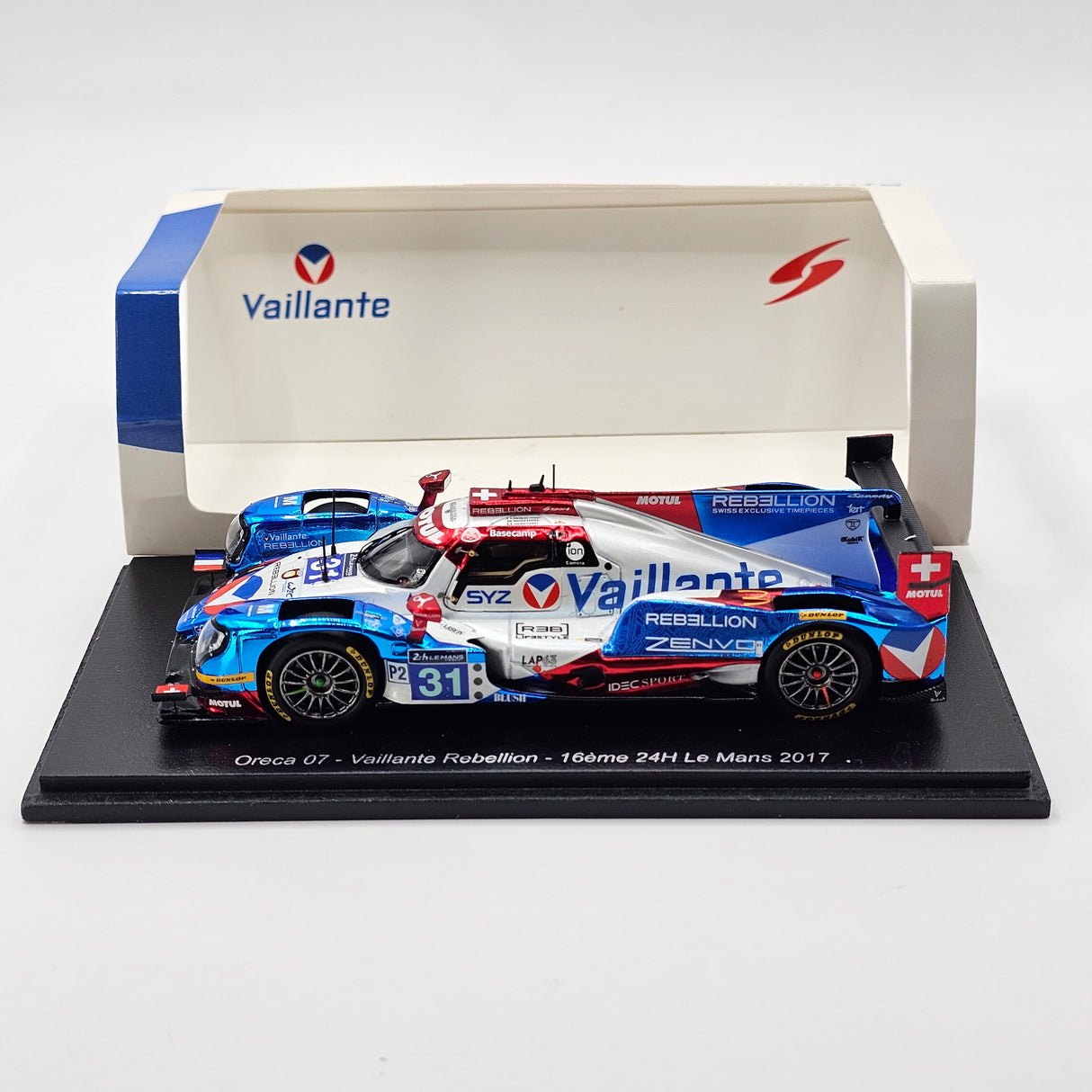 Spark Oreca 07 Gibson #31 Vaillante Rebellion 24Hrs Le Mans 2017 1/43 Scale MV10