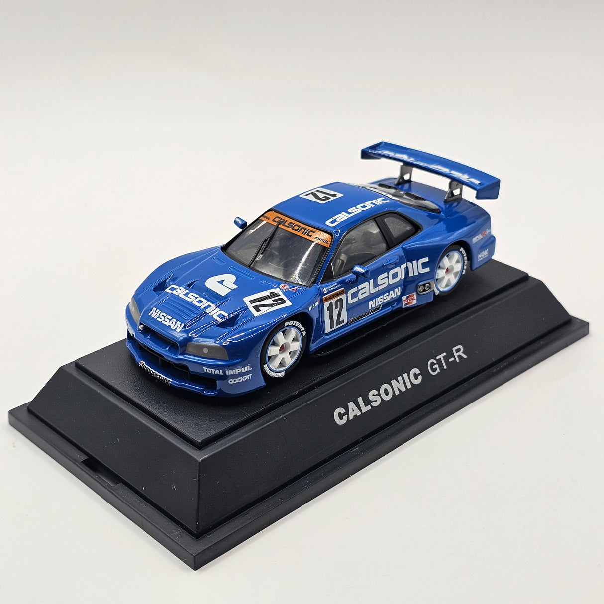 EBBRO Nissan Skyline GTR R34 #12 Calsonic Team Impul JGTC 1999 1/43 Scale