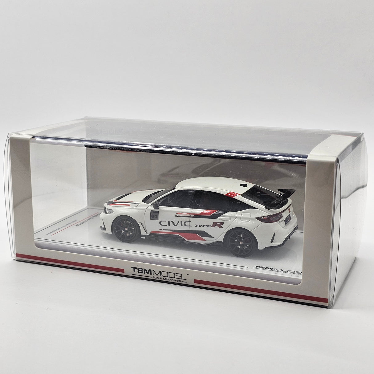 Truescale TSM Honda Civic Type-R 2023 Honda Thanks Day Vietnam White 1/43 Scale