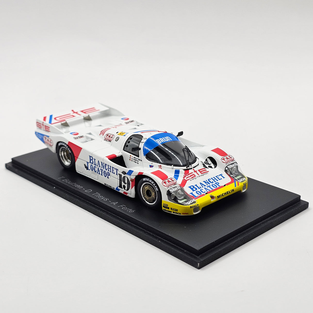 Spark Porsche 956 #19 Brun Motorsport 24Hrs Le Mans 1986 1/43 Scale S9870
