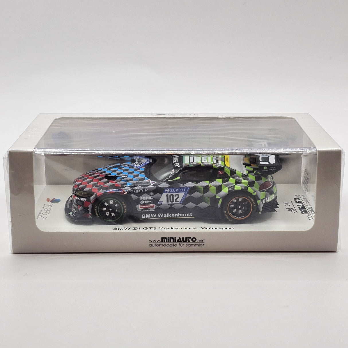 Spark BMW Z4 GT3 #102 Walkenhorst Motorsport 24Hrs Nurburgring 2017 1/43 Scale