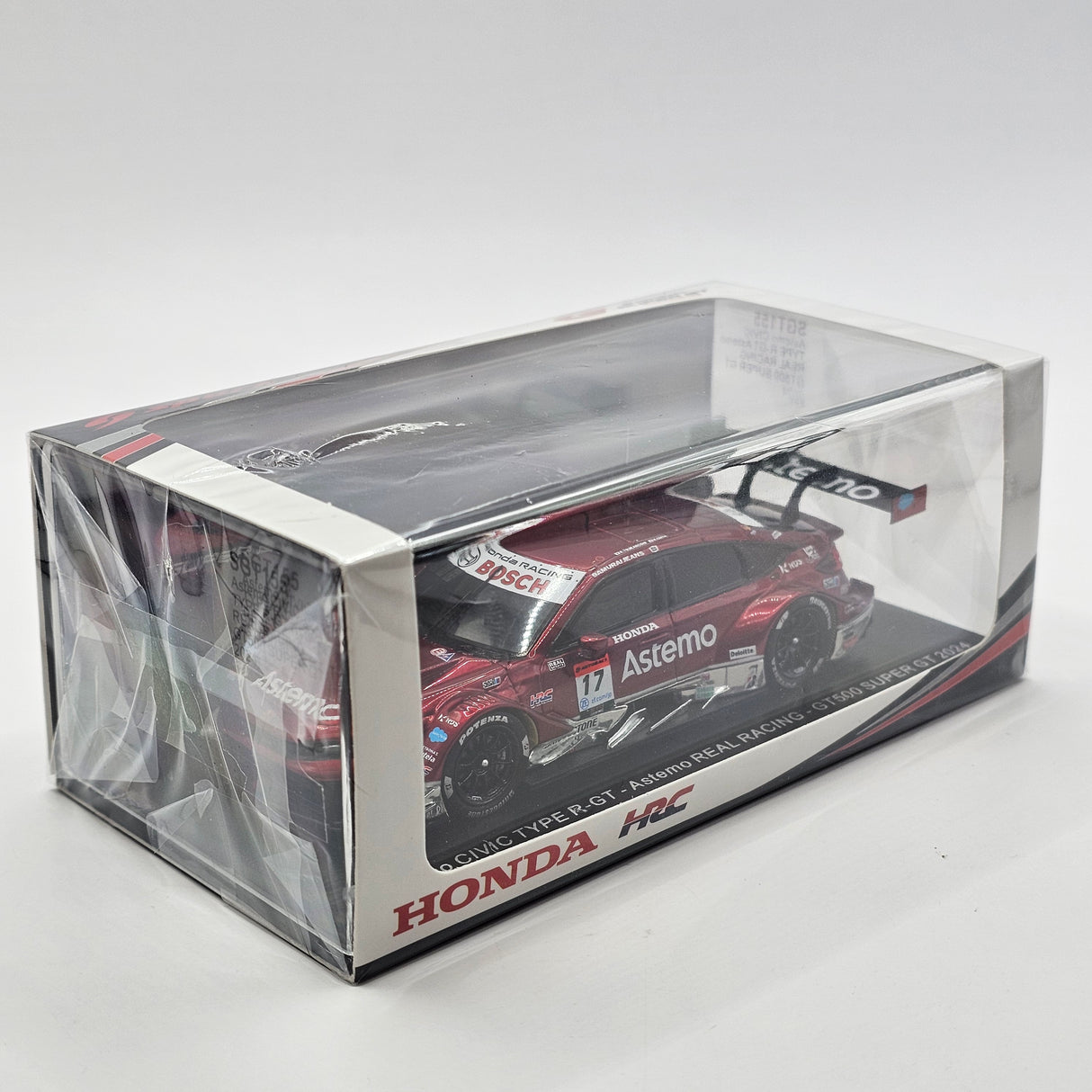 Spark Honda Civic Type R-GT #17 Astemo Real Racing Super GT GT500 2024 1/43 Scale