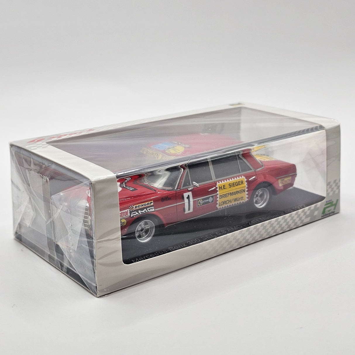 Spark Mercedes Benz 300 SEL AMG #1 24Hrs Nurburgring 1972 1/43 Scale SG940