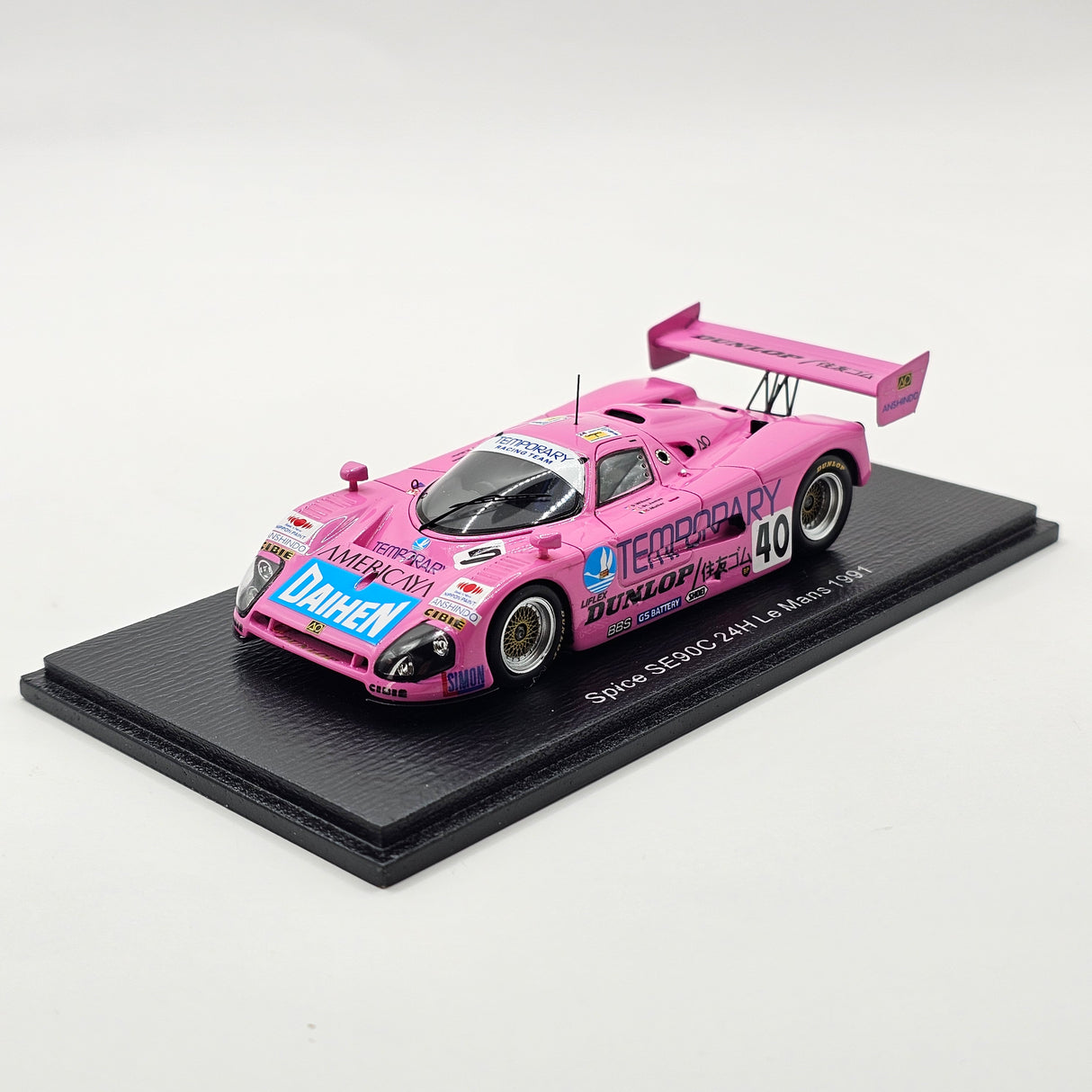 Spark Spice SE90C #40 Euro Racing/AO Racing 24Hrs Le Mans 1991 1/43 Scale S6823