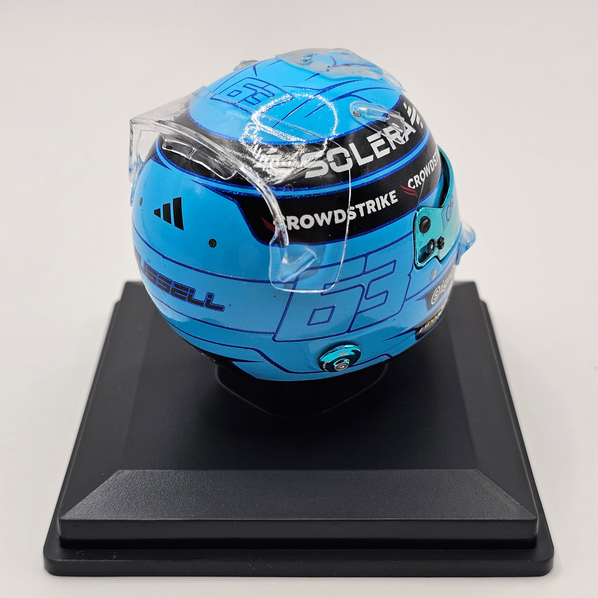 Spark George Russell Mercedes-AMG Petronas F1 Team 2025 Helmet 1/5 Scale