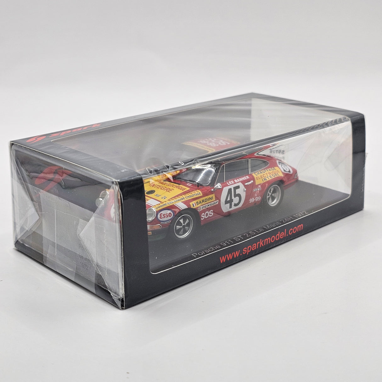 Spark Porsche 911S #45 R. Touroul 24Hrs Le Mans 1972 1/43 Scale S9779