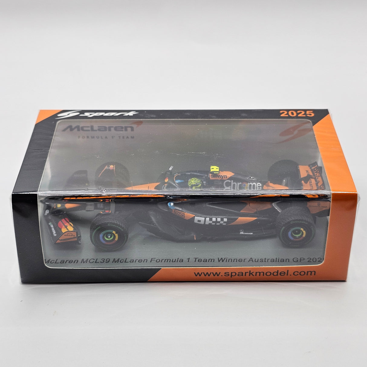 Spark McLaren MCL39 #4 Lando Norris Australian GP 2025 Winner 1/43 Scale S9581