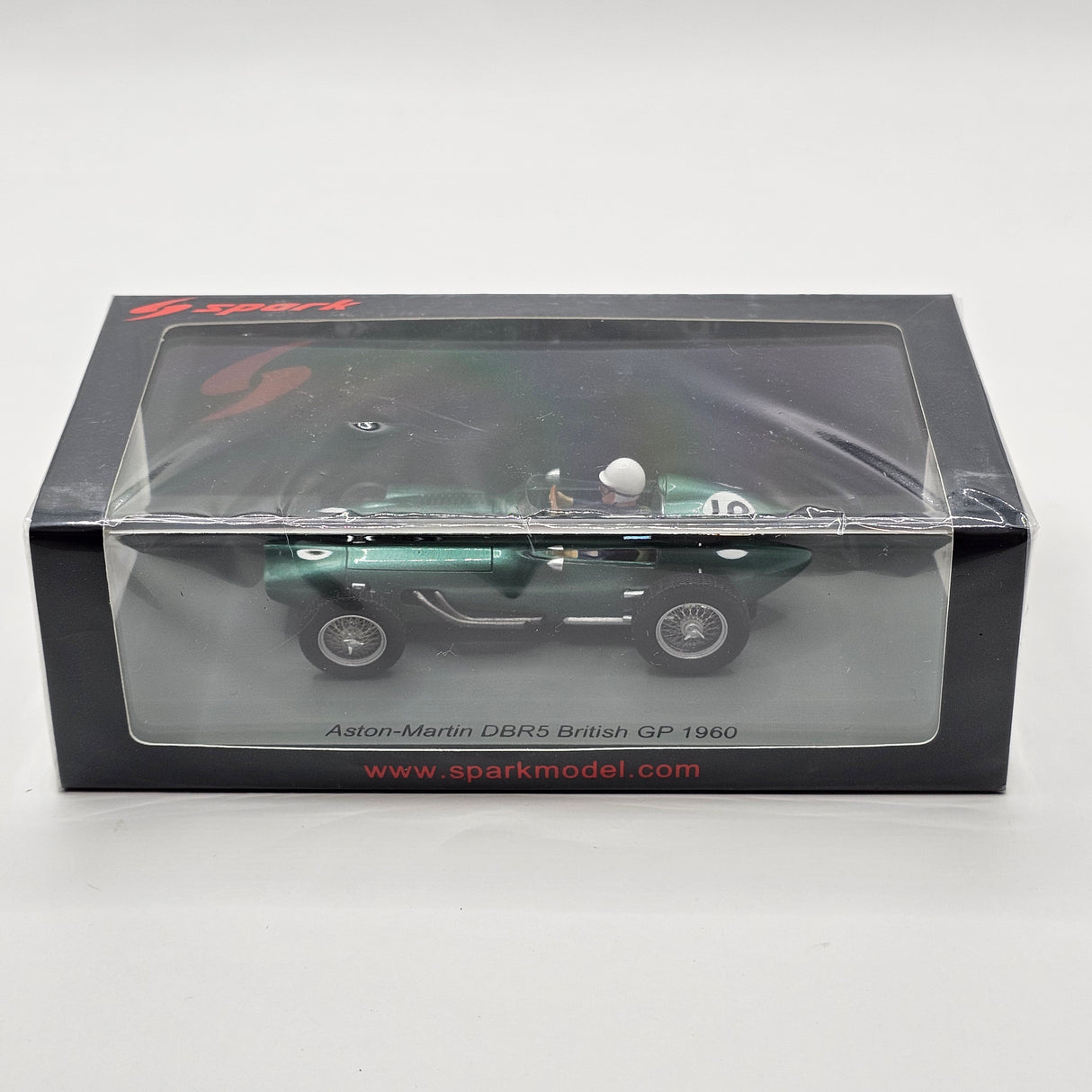 Spark Aston Martin DBR5 #19 Maurice Trintignant British GP 1960 1/43 Scale S8146