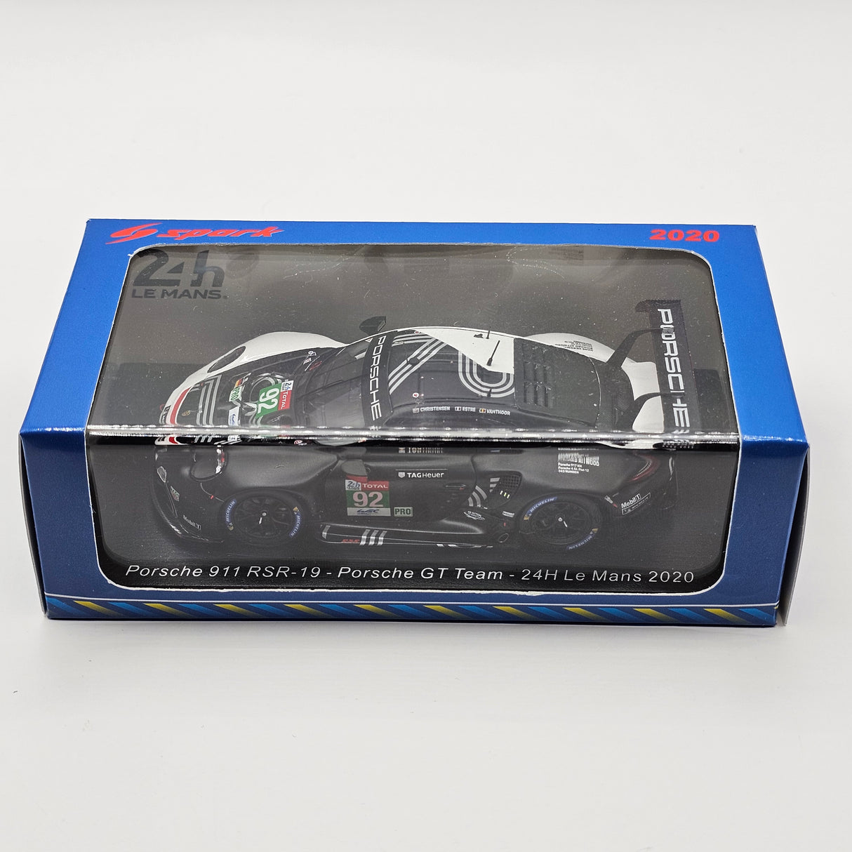 Spark Porsche 911 RSR-19 #92 Porsche GT Team 24Hrs Le Mans 2020 1/43 Scale