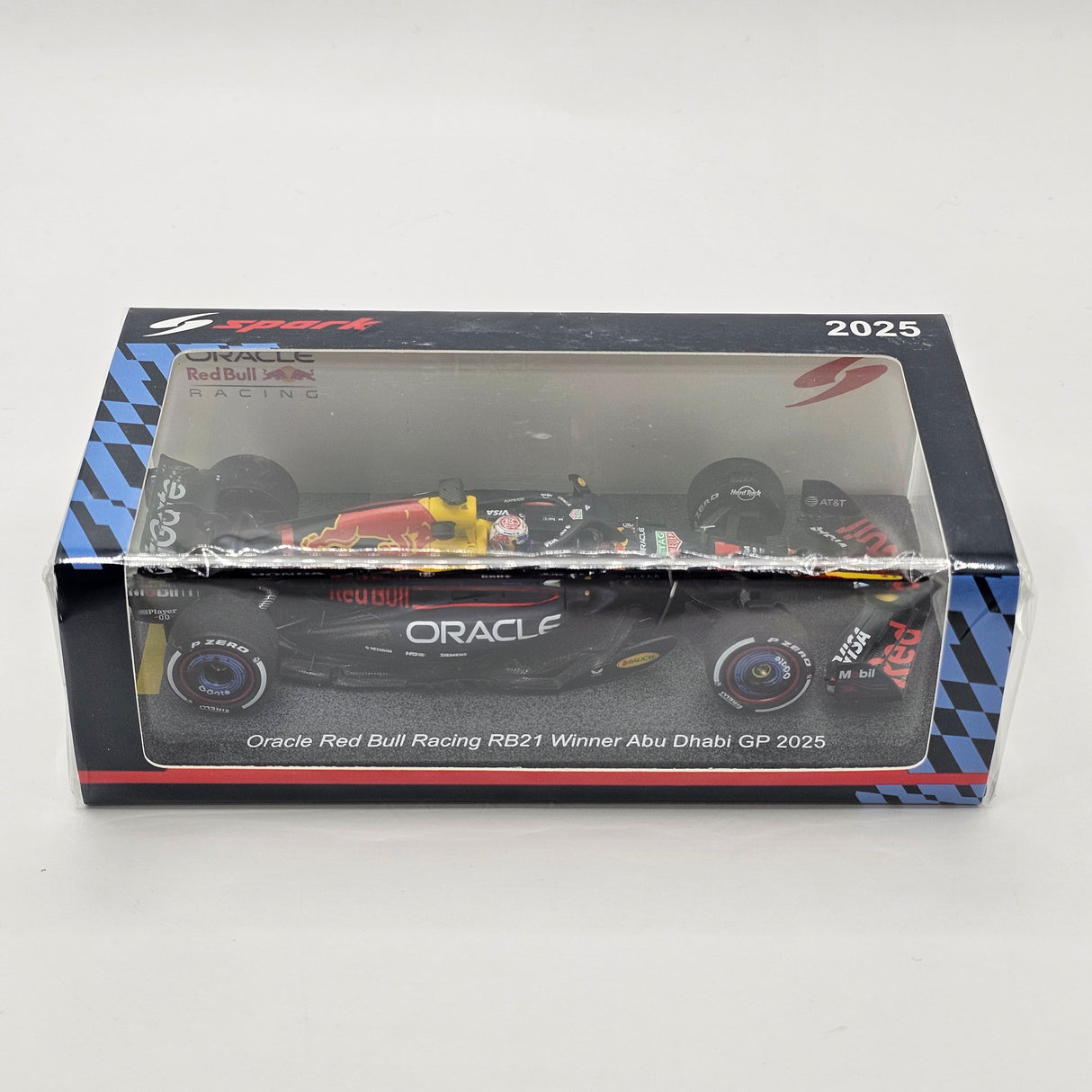 Spark Red Bull Racing RB21 #1 Max Verstappen Abu Dhabi F1 GP 2025 Winner 1/43 Scale S9677