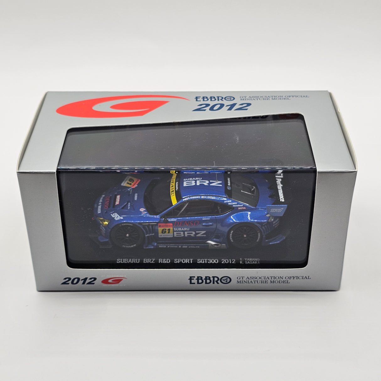 EBBRO Subaru BRZ #61 R&D Sport Super GT GT300 2012 1/43 Scale