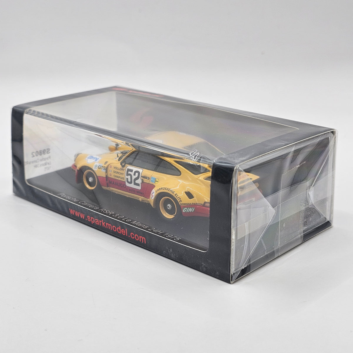 Spark Porsche 911 Carrera RSR #52 Écurie du Nord 24Hrs Le Mans 1975 1/43 Scale S9802