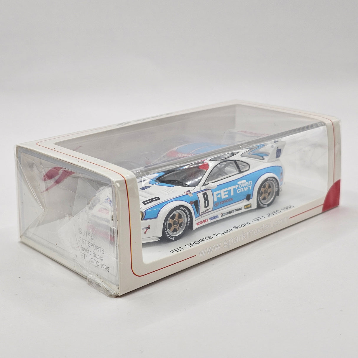 Spark Toyota Supra GT1 #8 FET Racing Team JGTC 1995 1/43 Scale