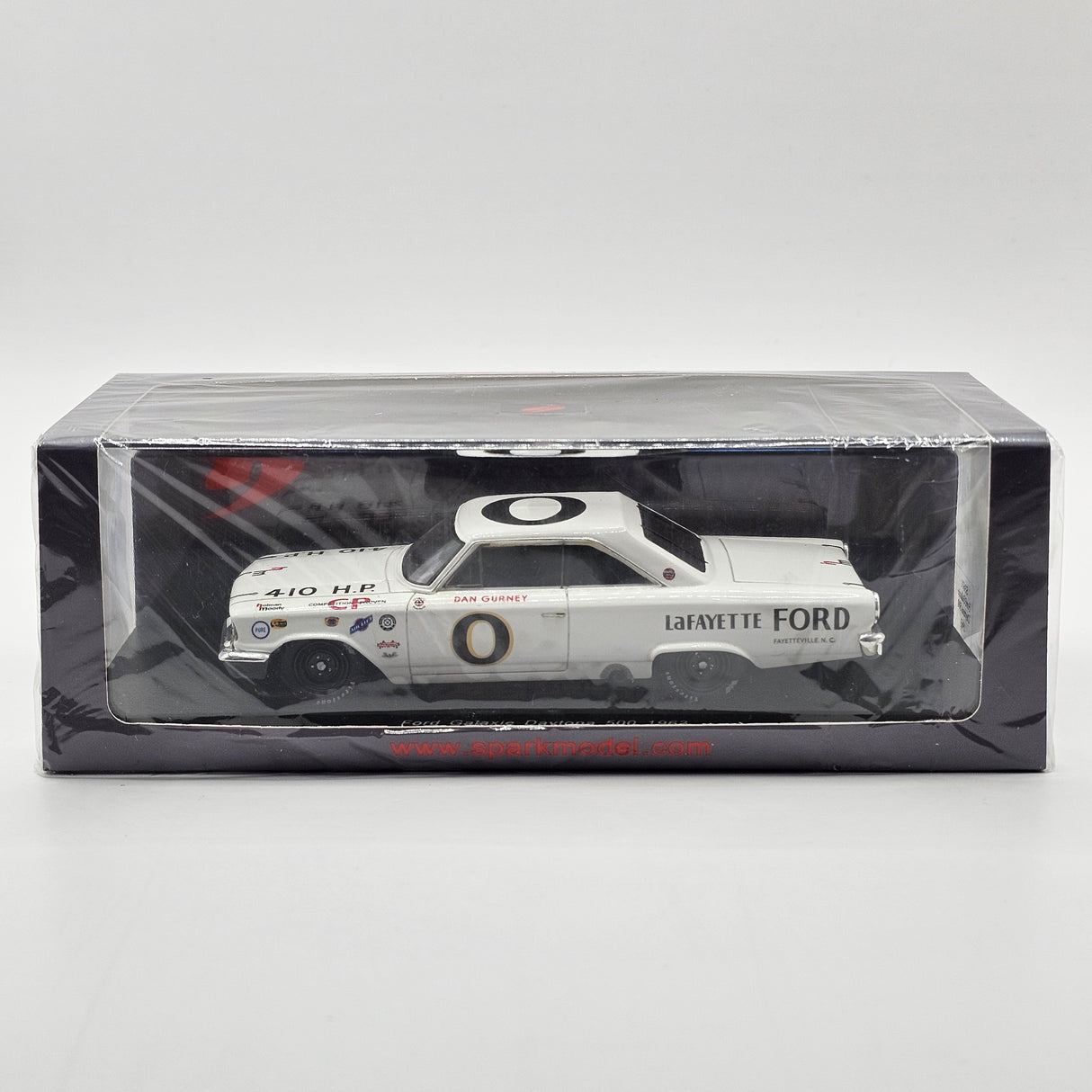 Spark Ford Galaxie #0 Holman-Moody Dan Gurney Daytona 500 1963 1/43 Scale S3601
