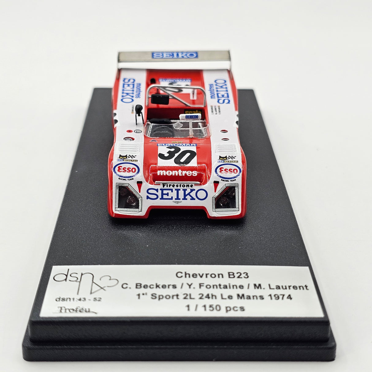 Trofeu DSN Chevron B23 #30 Michel Dupont Scato 24Hrs Le Mans 1974 1/43 Scale