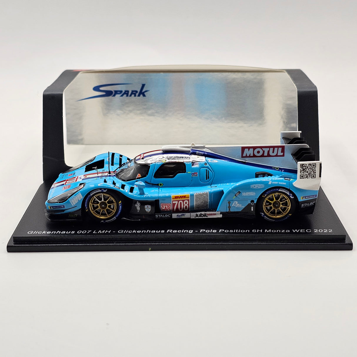 Spark Glickenhaus 007 LMH #708 Glickenhaus Racing 6Hrs Monza 2022 1/43 Scale