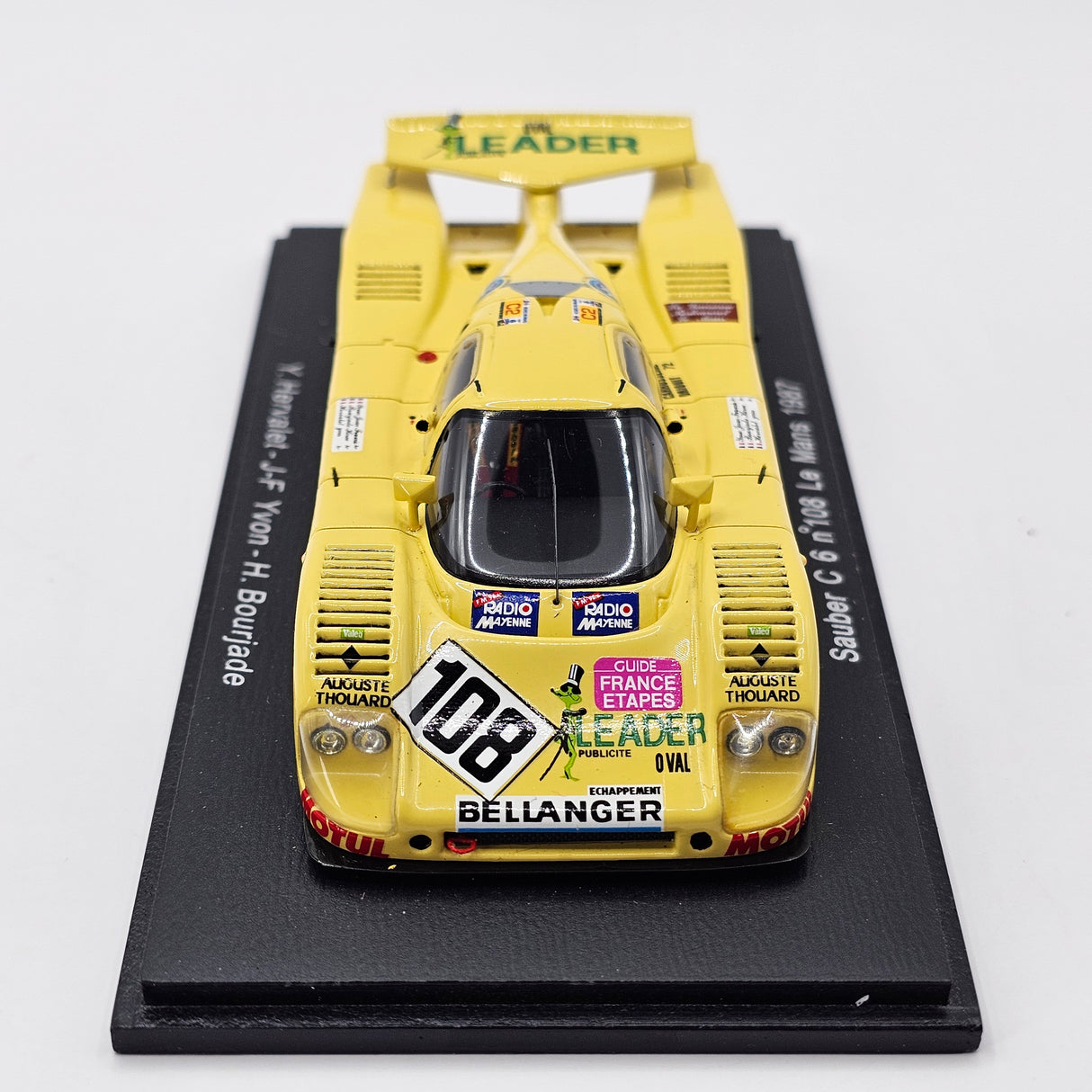 Spark Sauber SHS C6 #108 R. Bassaler 24Hrs Le Mans 1987 1/43 Scale S4082