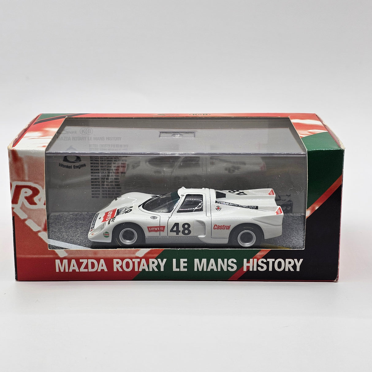 Spark Chevron B16 #48 Levi's Racing Le Mans 24Hrs 1970 Rotary History 1/43 Scale