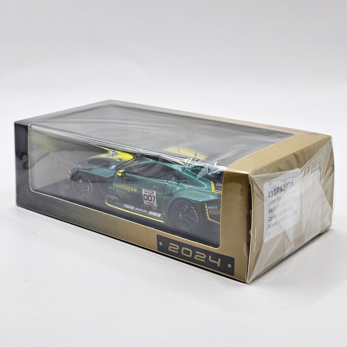 Spark Aston Martin Vantage AMR GT3 EVO #007 Winner Spa 24Hrs 2024 1/43 Scale