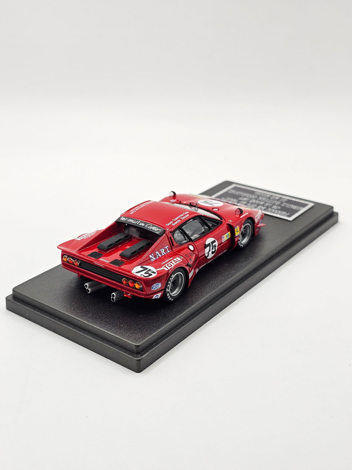 MG Model Ferrari 365 GT/4 BB #75 NART 24Hrs Le Mans 1977 1/43 Scale